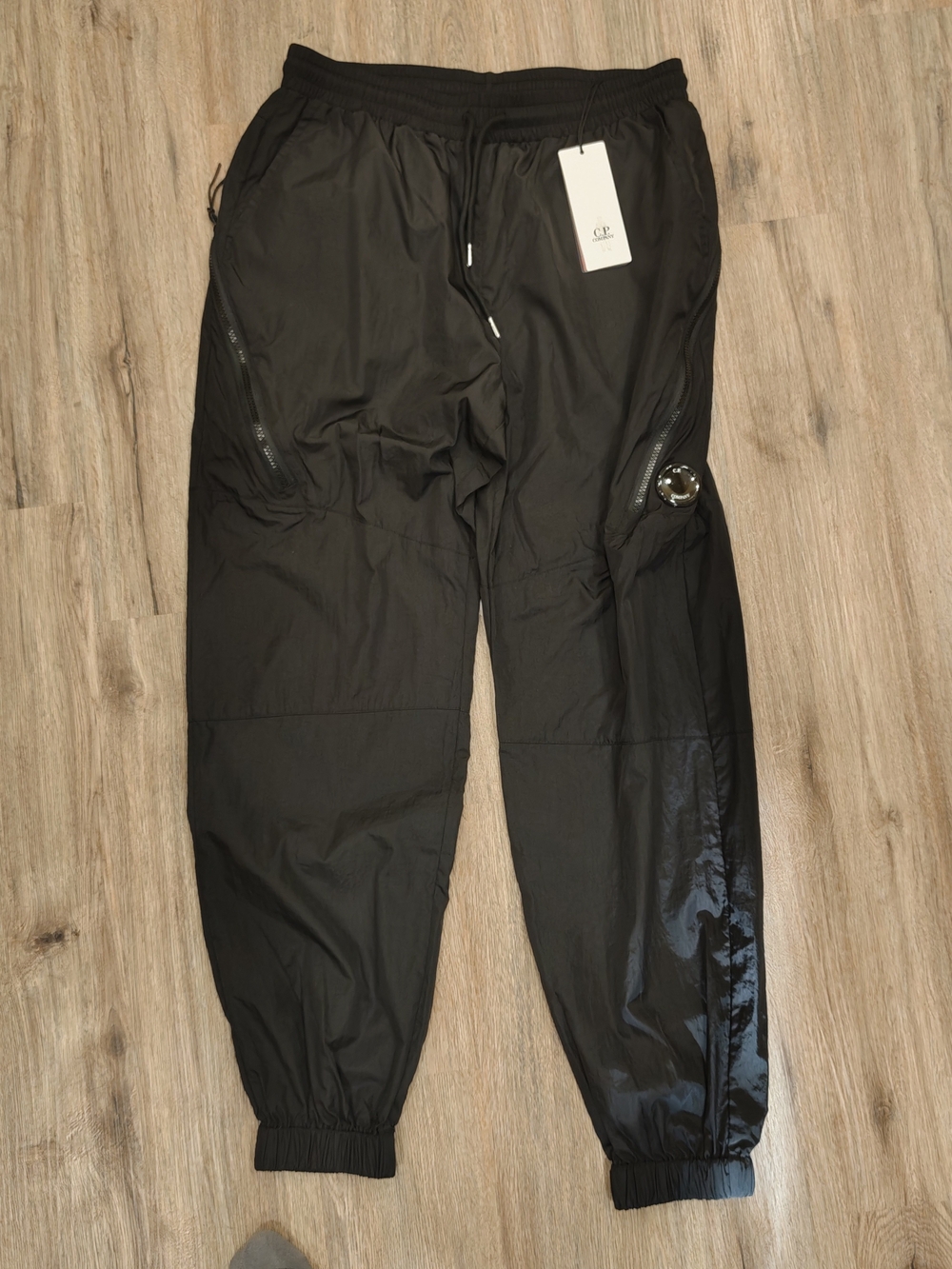 C.P. Company Black Lens Detail Joggers